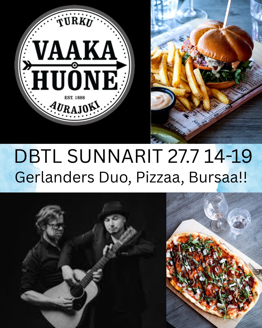 Sunnuntaibileet DBTL:n jälkimainingeissa